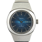シチズン コスモスターV2 腕時計 自動巻き ブルー文字盤 ステンレススチール レディース CITIZEN 【中古】